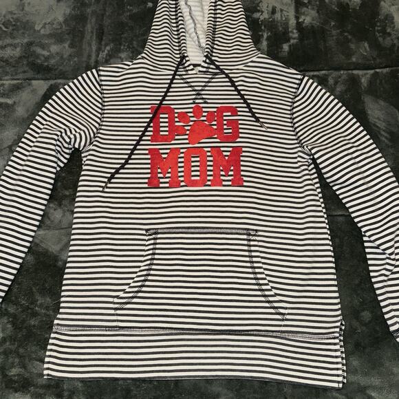 Altar’d State Striped Long Sleeve Top Dog Mom Size Small Hoodie Casual Wear Cozy - Picture 9 of 9